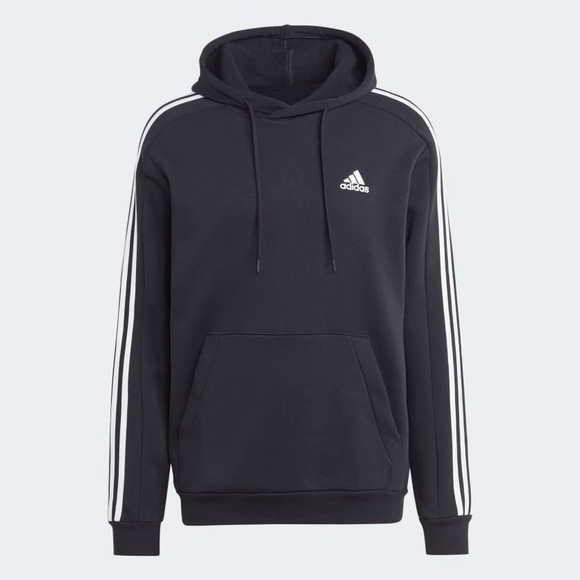 adidas Other - Adidas Essentials 3-Stripes Fleece Hoodie
